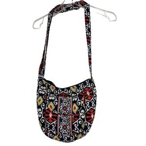 Vera Bradley Handbag Crossbody Shoulder Sun Valley Blue Quilted